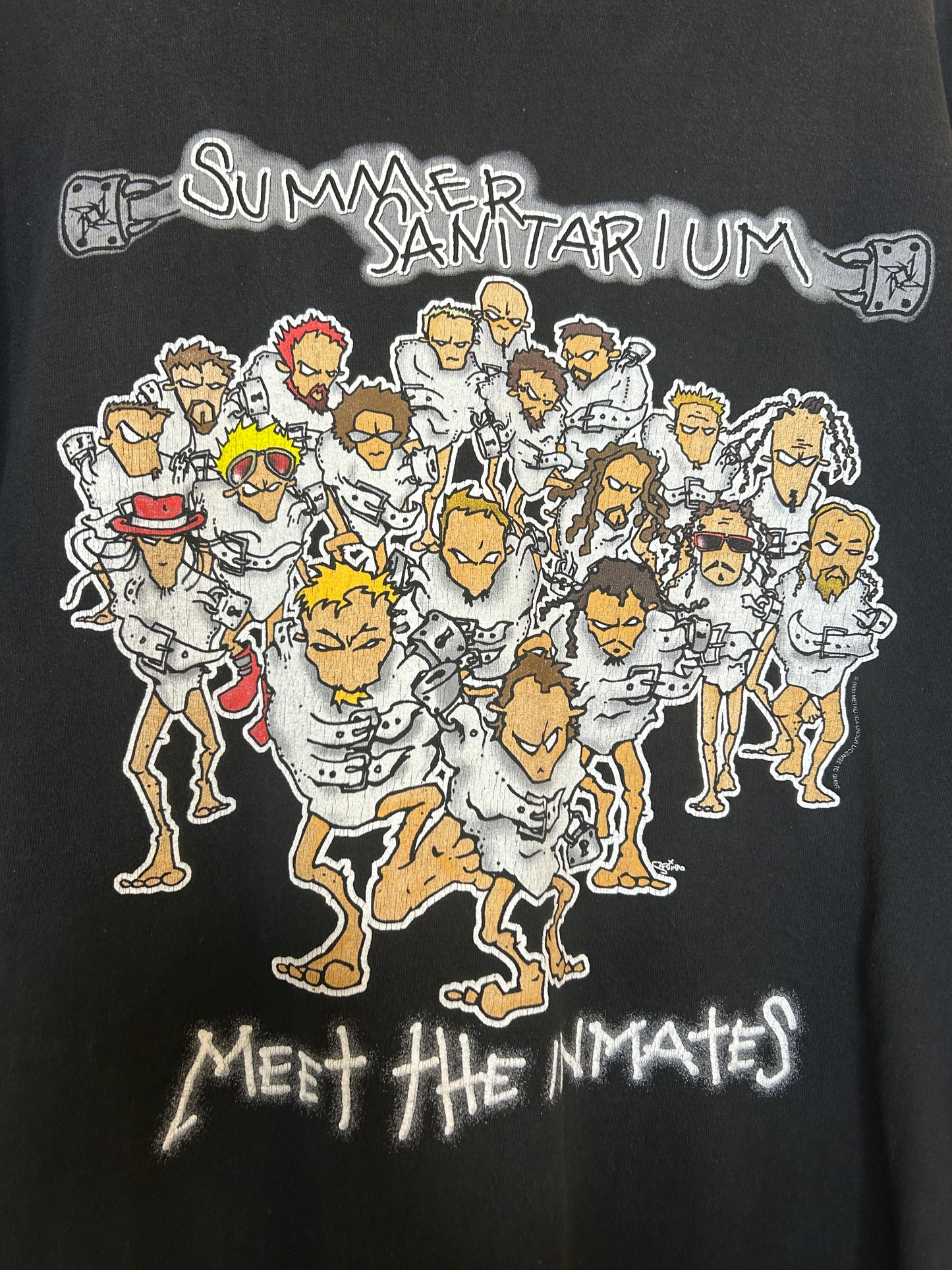 SUMMER SANITARIUM MEET THE INMATES TEE