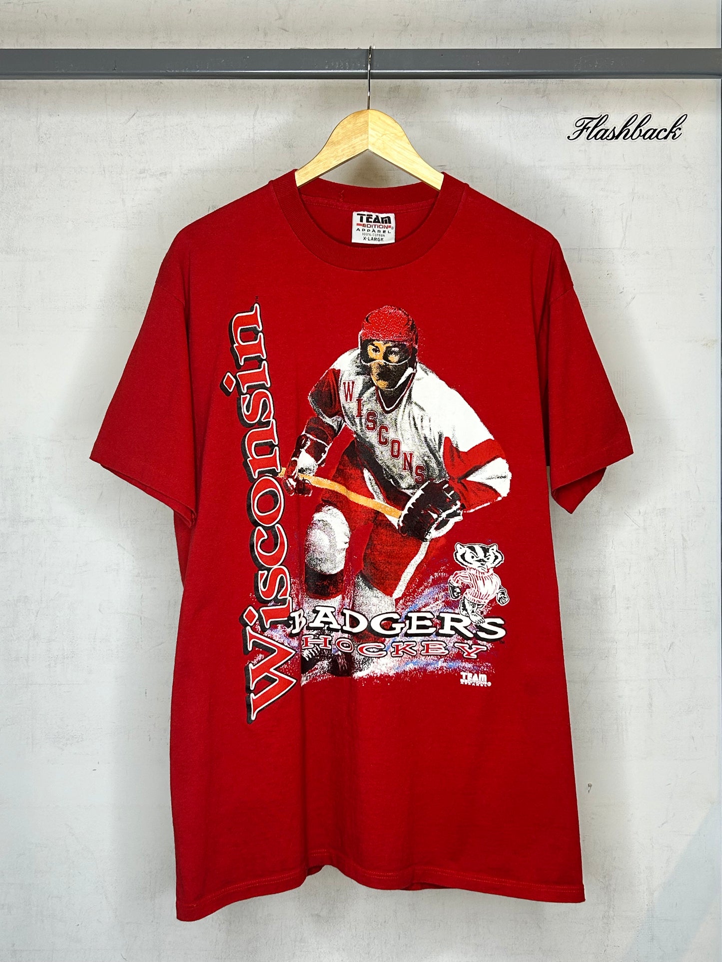 WISCONSIN BADGERS HOCKEY TEAM EDITION TEE