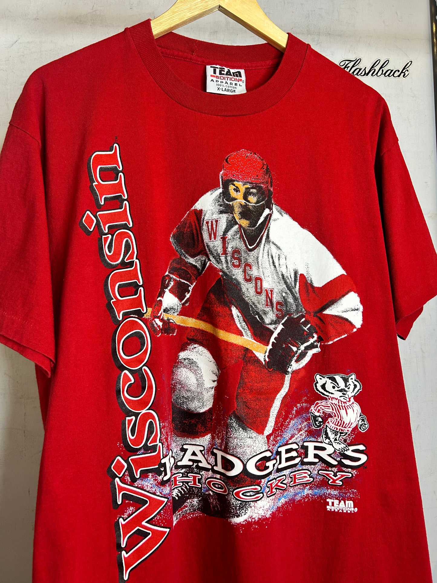 WISCONSIN BADGERS HOCKEY TEAM EDITION TEE