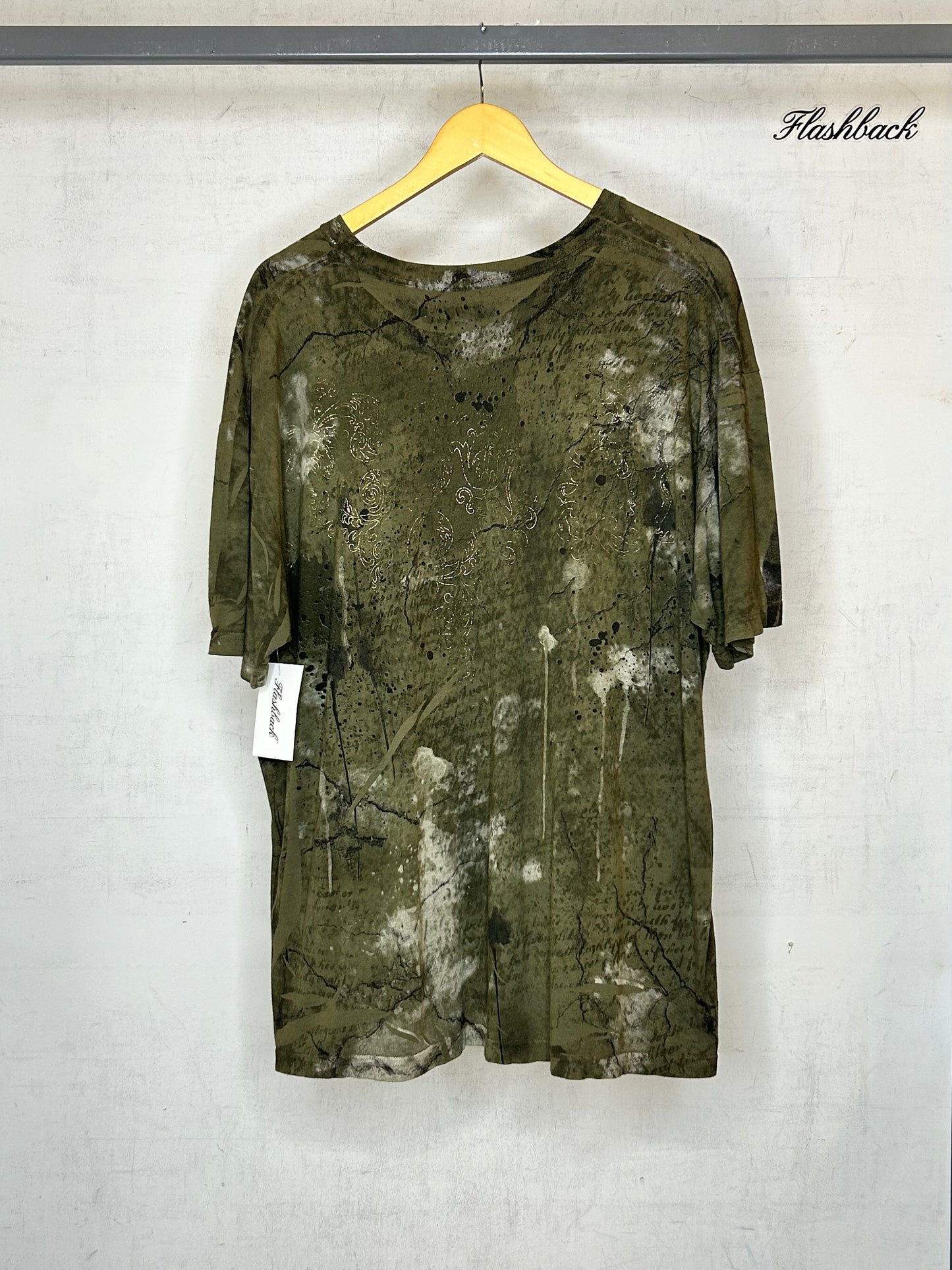 AFFLICTION SHORTSLEEVE SHIRT TEAL GREEN XXL