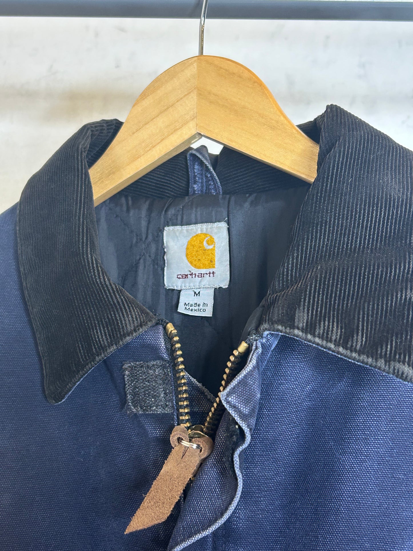 BLUE CARHARTT FLAG PATCH JACKET