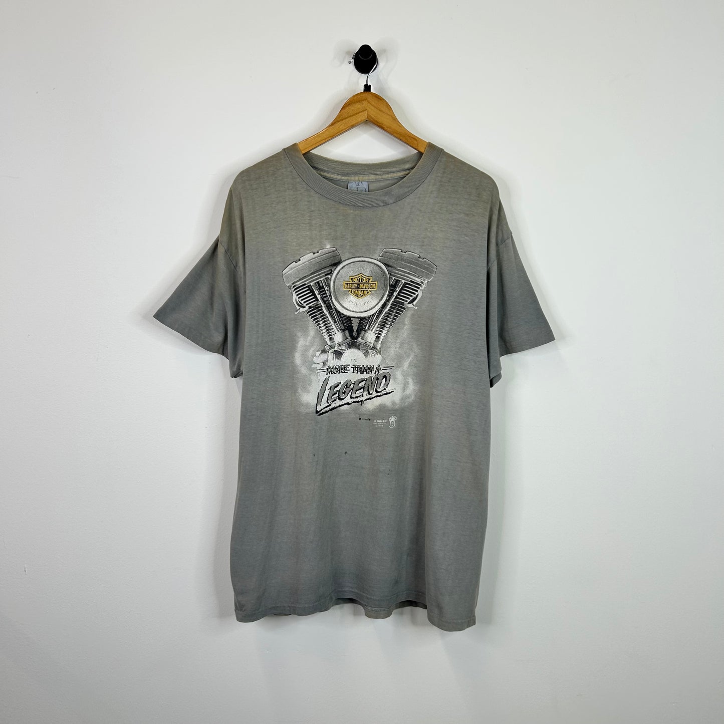 HARLEY DAVIDSON MORE THAN A LEGEND 1989 DISTRESSED TEE