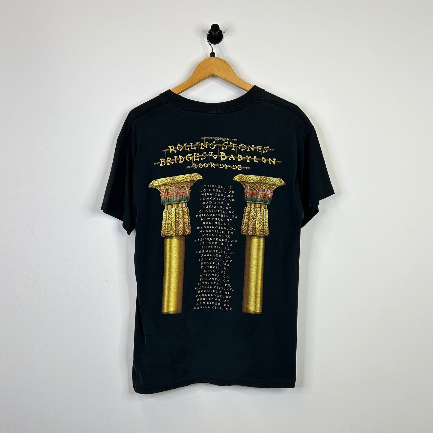 ROLLING STONES BABYLON TOUR BLACK TEE