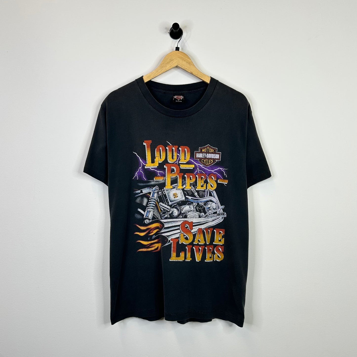 HARLEY DAVIDSON LOUD PIPES SAVE LIVES TEE