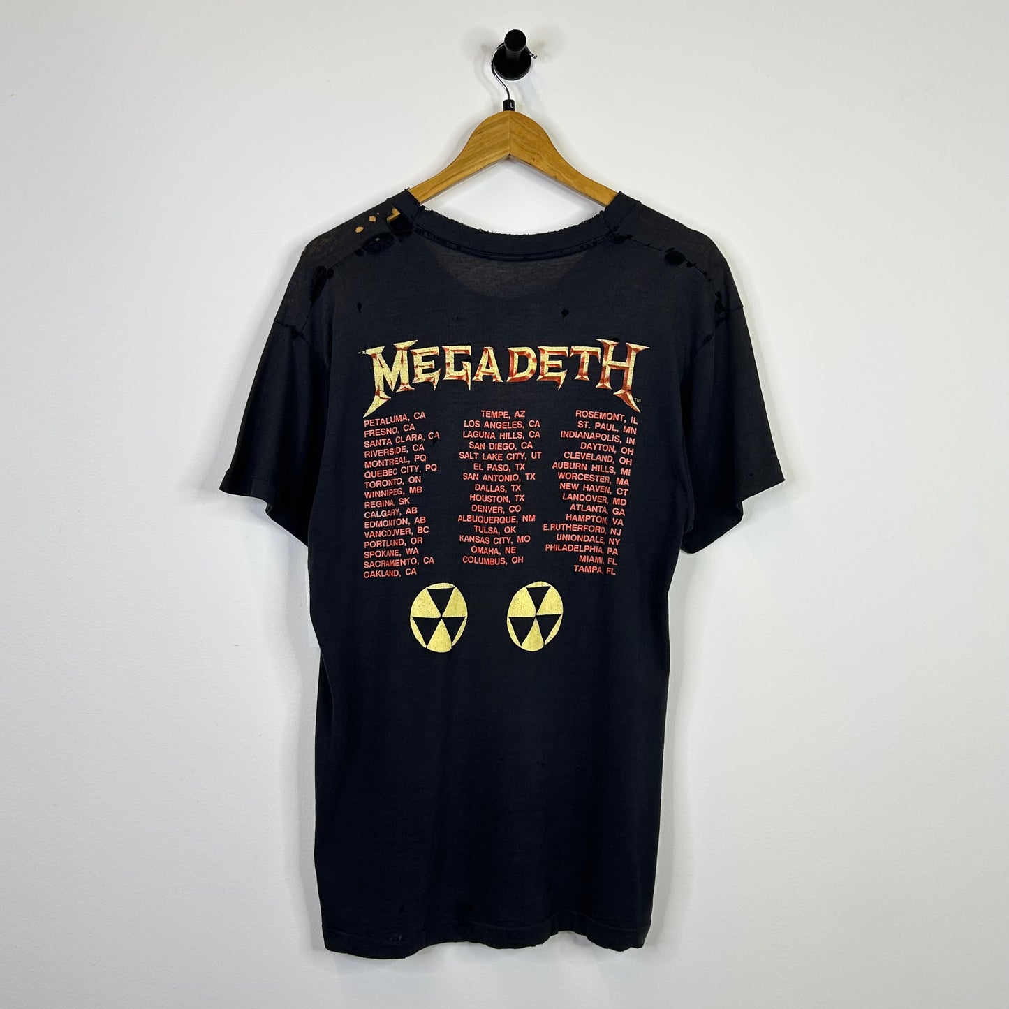 MEGADEATH 1990 TOUR TEE