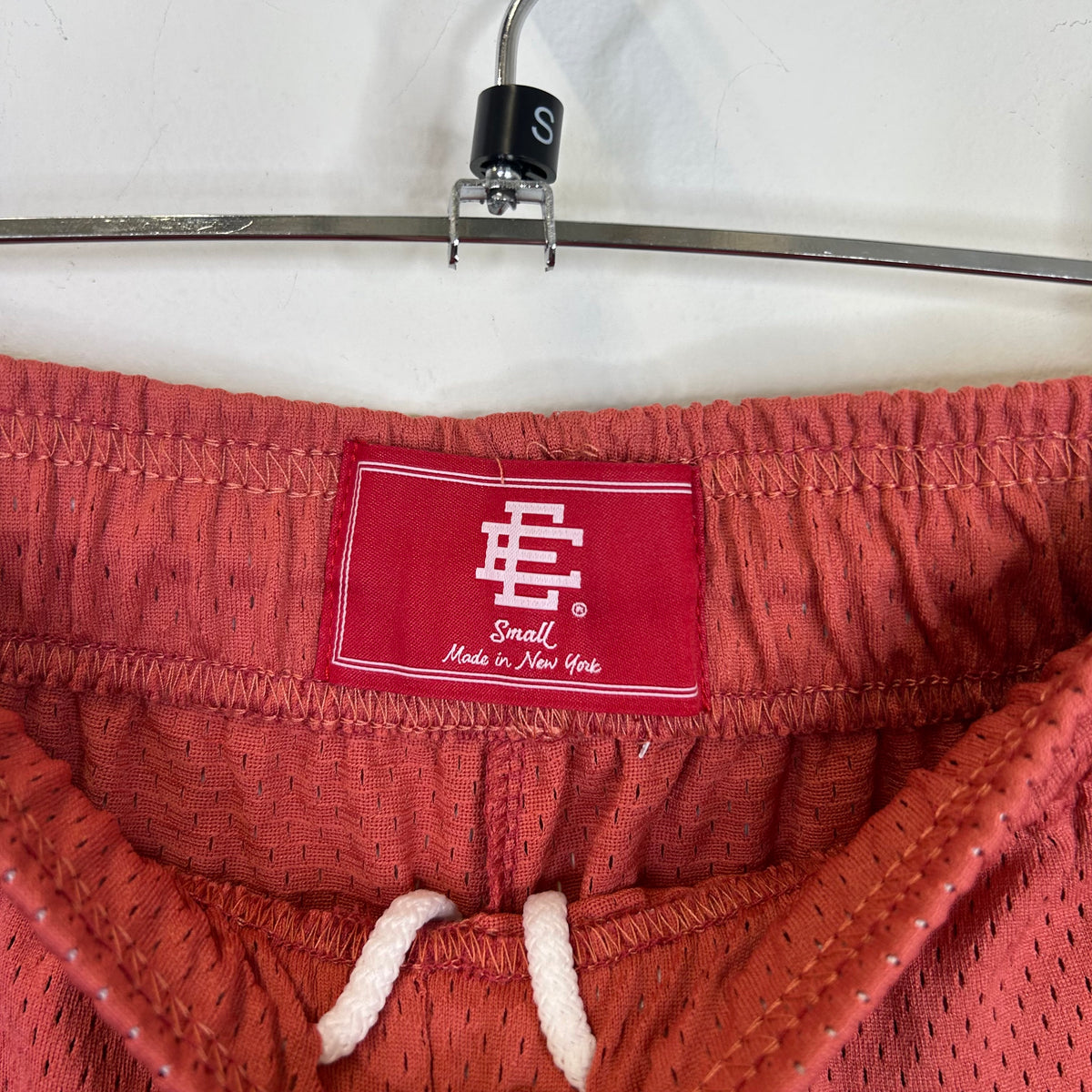 CORAL ORANGE ERIC EMANUEL SHORTS