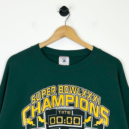 GREEN BAY PACKERS SUPERBOWL XXXI CHAMPIONS CREWNECK