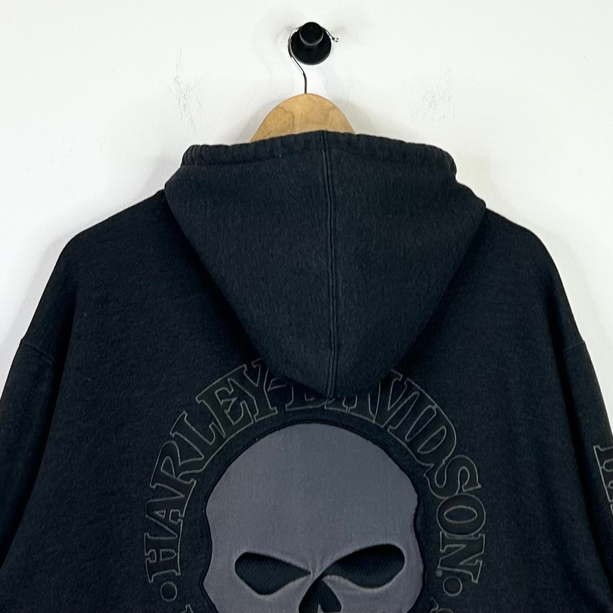 HARLEY DAVIDSON SKULL PATCH ZIP UP