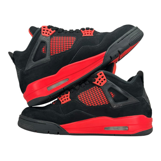 PREOWNED JORDAN 4 RED THUNDER