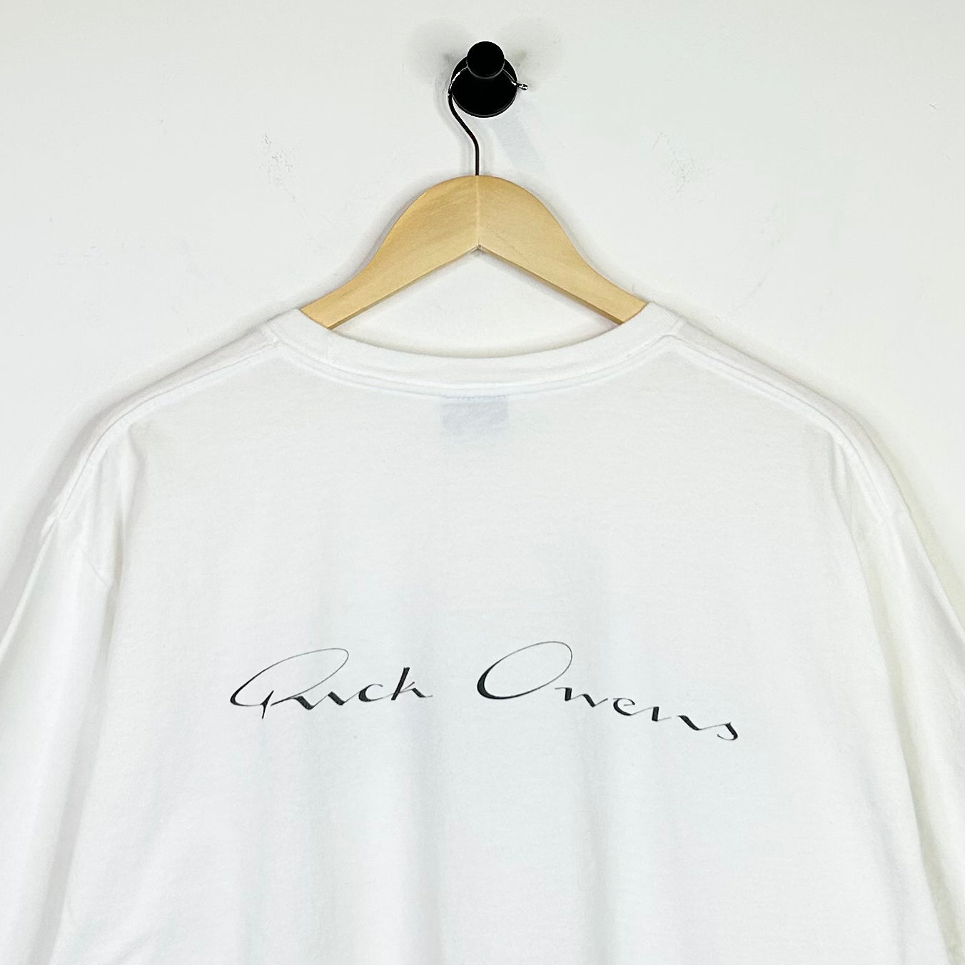 STUSSY RICK OWENS WHITE TEE