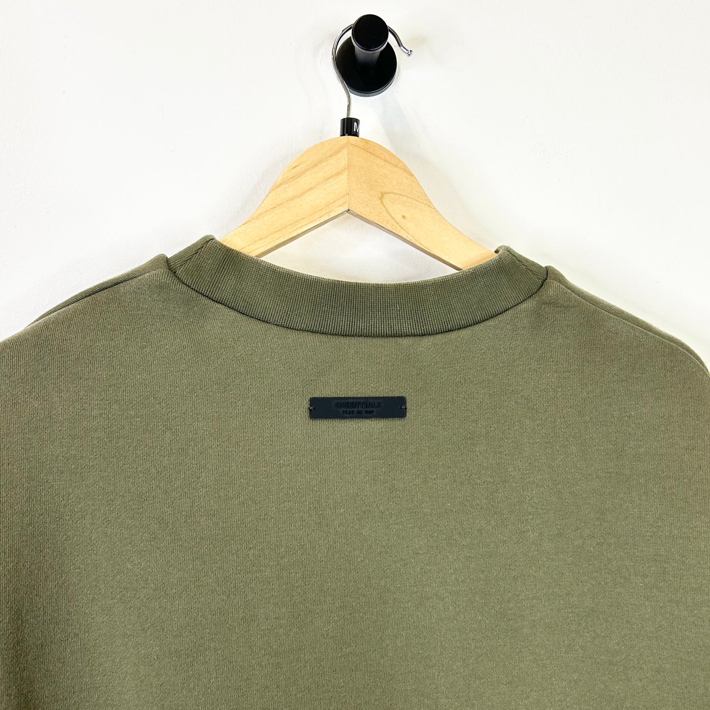 ESSENTIALS FEAR OF GOD GREEN CREWNECK