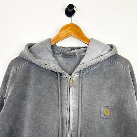 GREY CARHARTT WORK IN PROGRESS HEAVYWEIGHT HOODIE