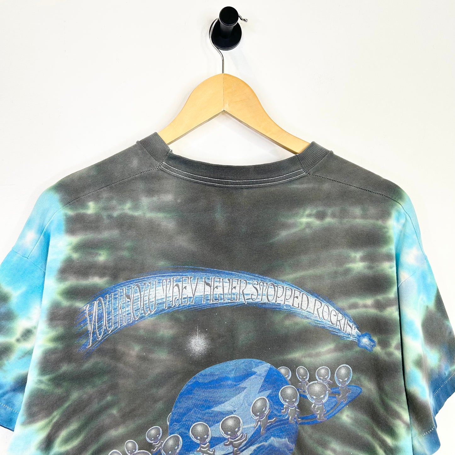 GRATEFUL DEAD TIE DYE EARTH SPACE CROPPED TEE