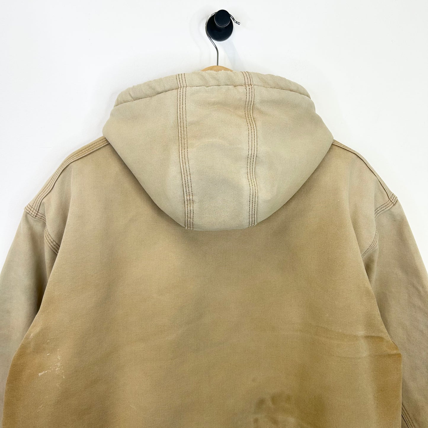 CARHARTT TAN FADED AND DESTRESSED JACKET