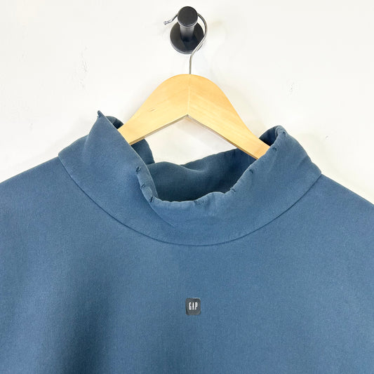 YEEZY GAP MADE BY BALENCIAGA HIGH NECK BLUE SWEATER