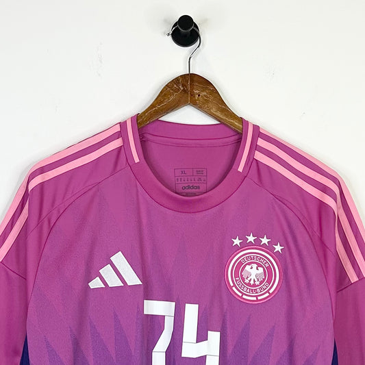 ADIDAS GERMANY 2024 FUCHSIA AWAY JERSEY