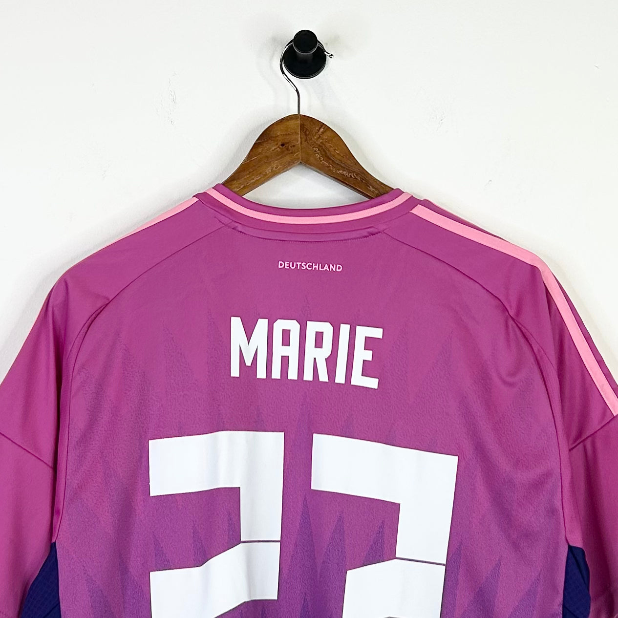 ADIDAS GERMANY 2024 FUCHSIA AWAY JERSEY