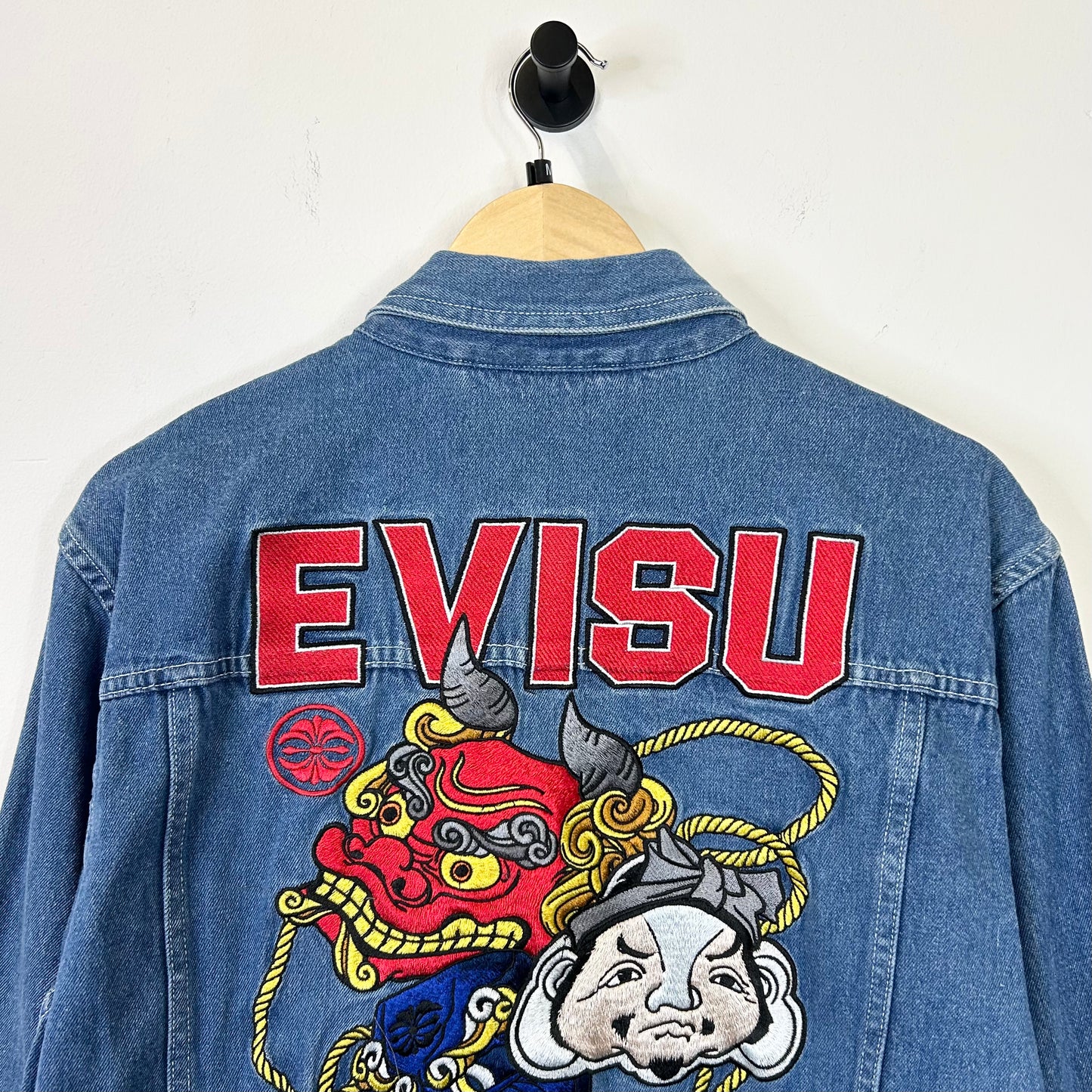 EVISU DENIM JACKET LION DANCE DENIM JACKET