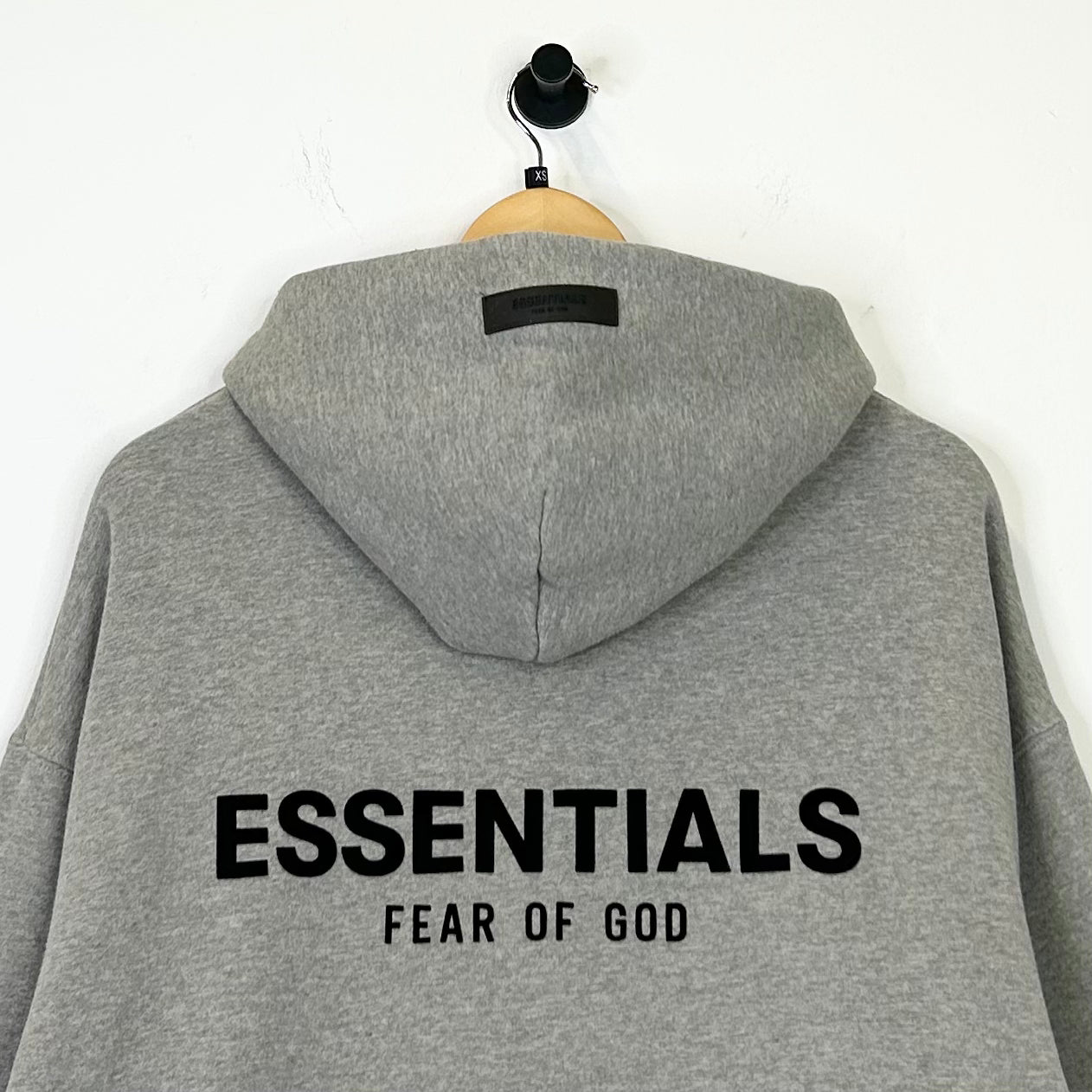 FEAR OF GOD ESSENTIALS DARK HEATHER HOODIE