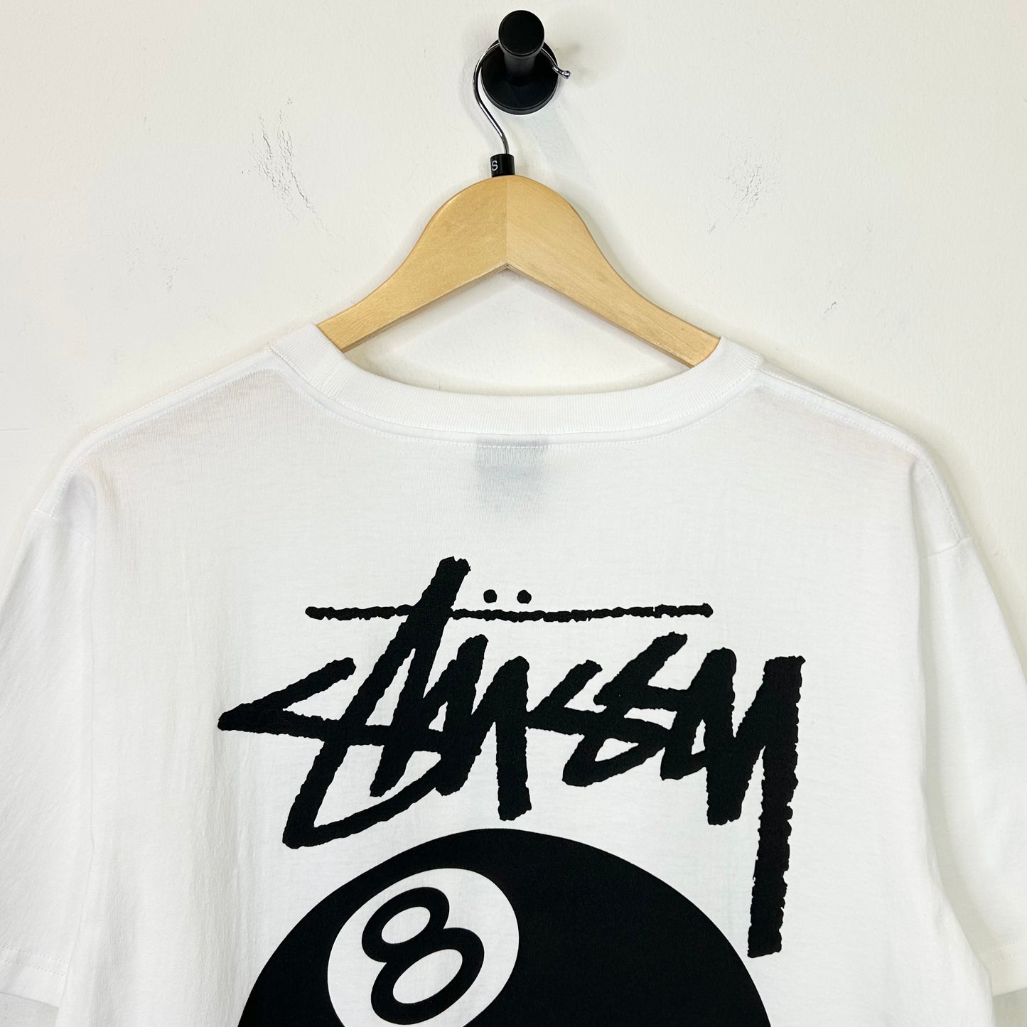 STUSSY 8BALL WHITE TEE