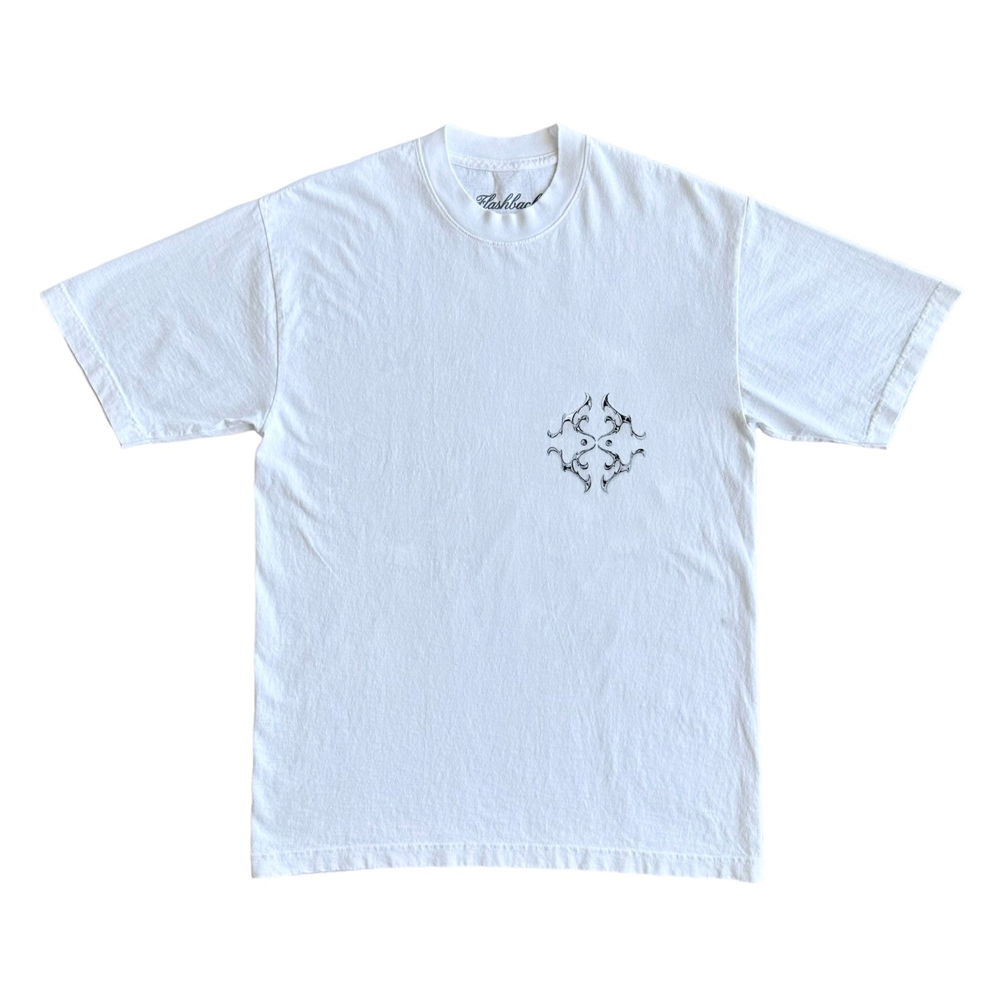 Chrome Logo Tee (White)