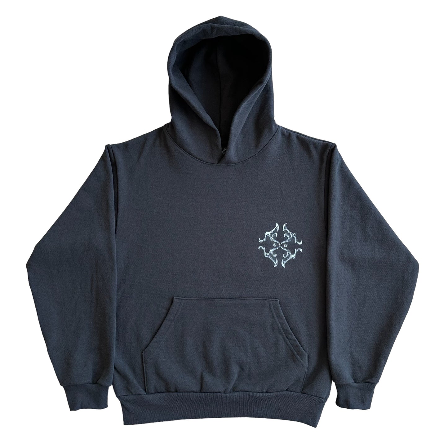 Chrome Logo Hoodie (Black)
