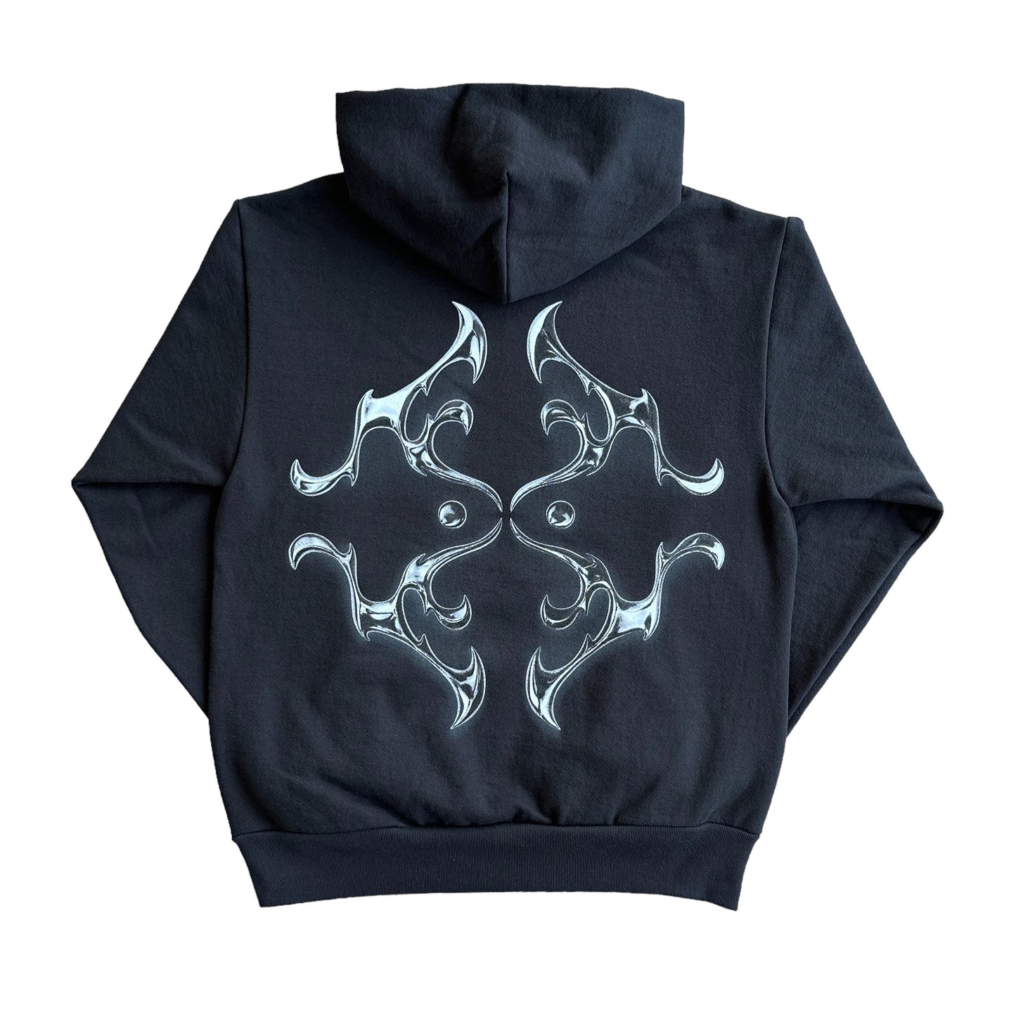 Chrome Logo Hoodie (Black)