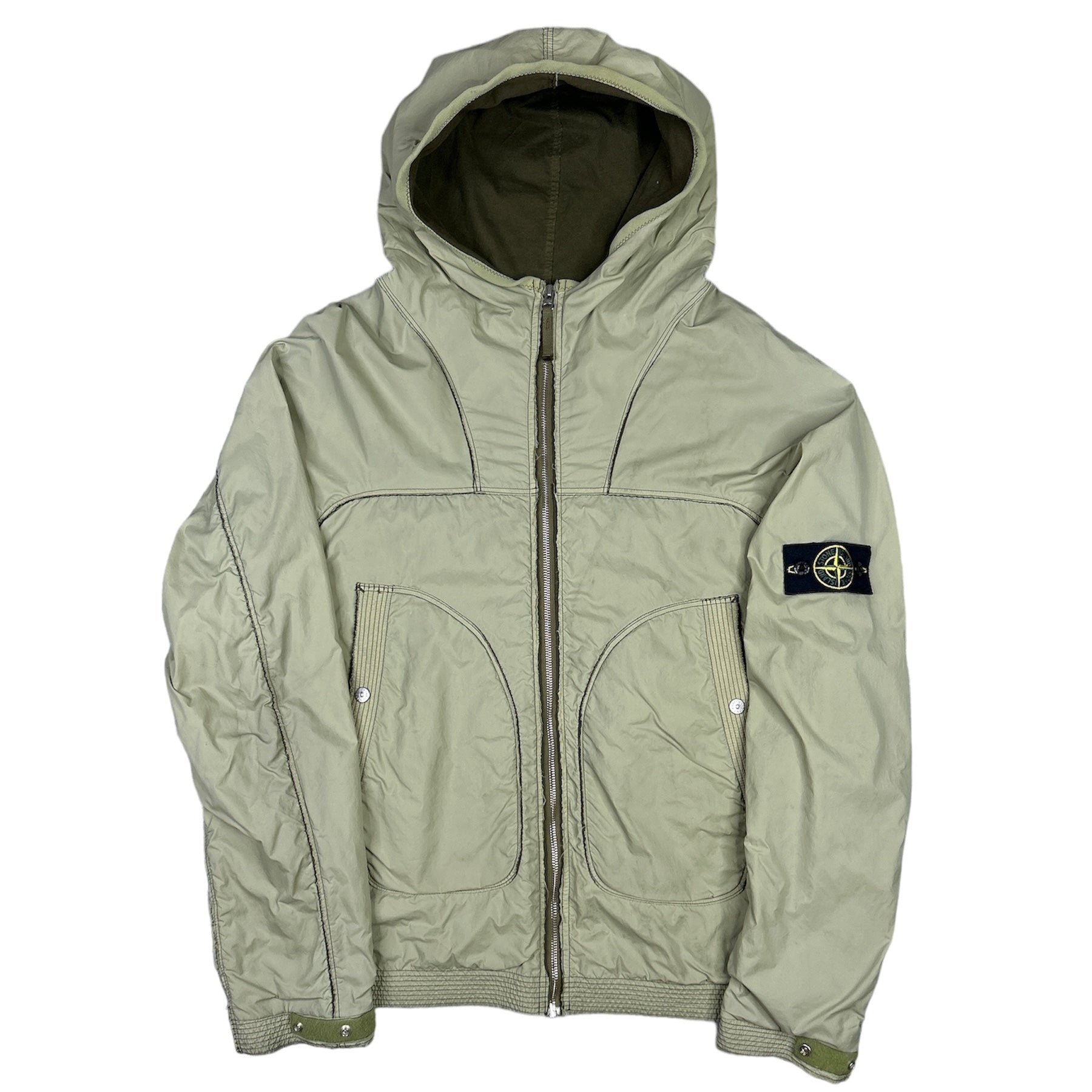 STONE ISLAND S/S 05 OLIVE MILITARY JACKET – Flashback
