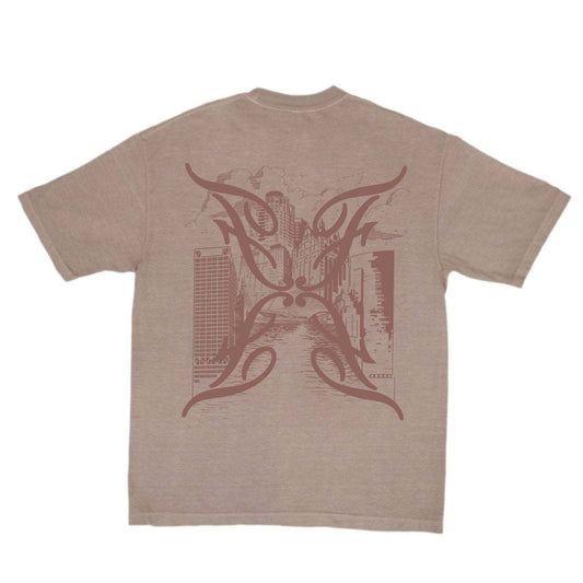 MILWAUKKE SKYLINE TEE ROSE QUARTZ