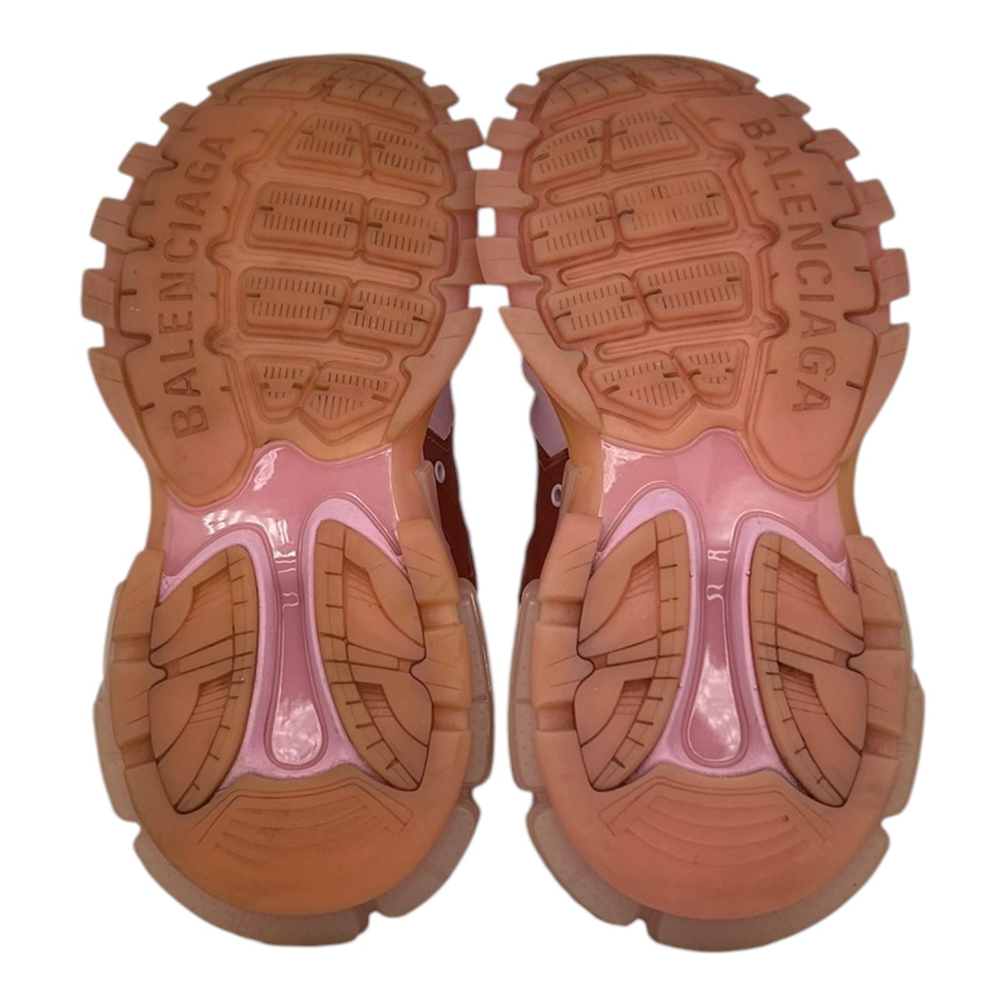 PREOWNED BALENCIAGA TRACK CLEAR SOLE PINK