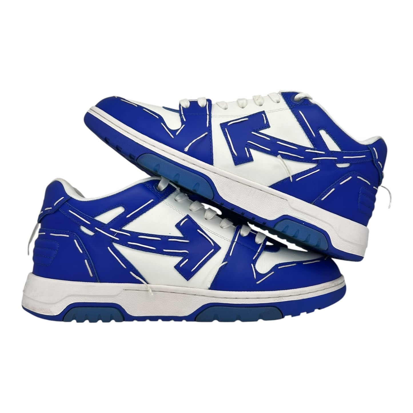 PREOWNED OFF WHITE OUT OF OFFICE SARTORIAL STITCH BLUE/WHITE