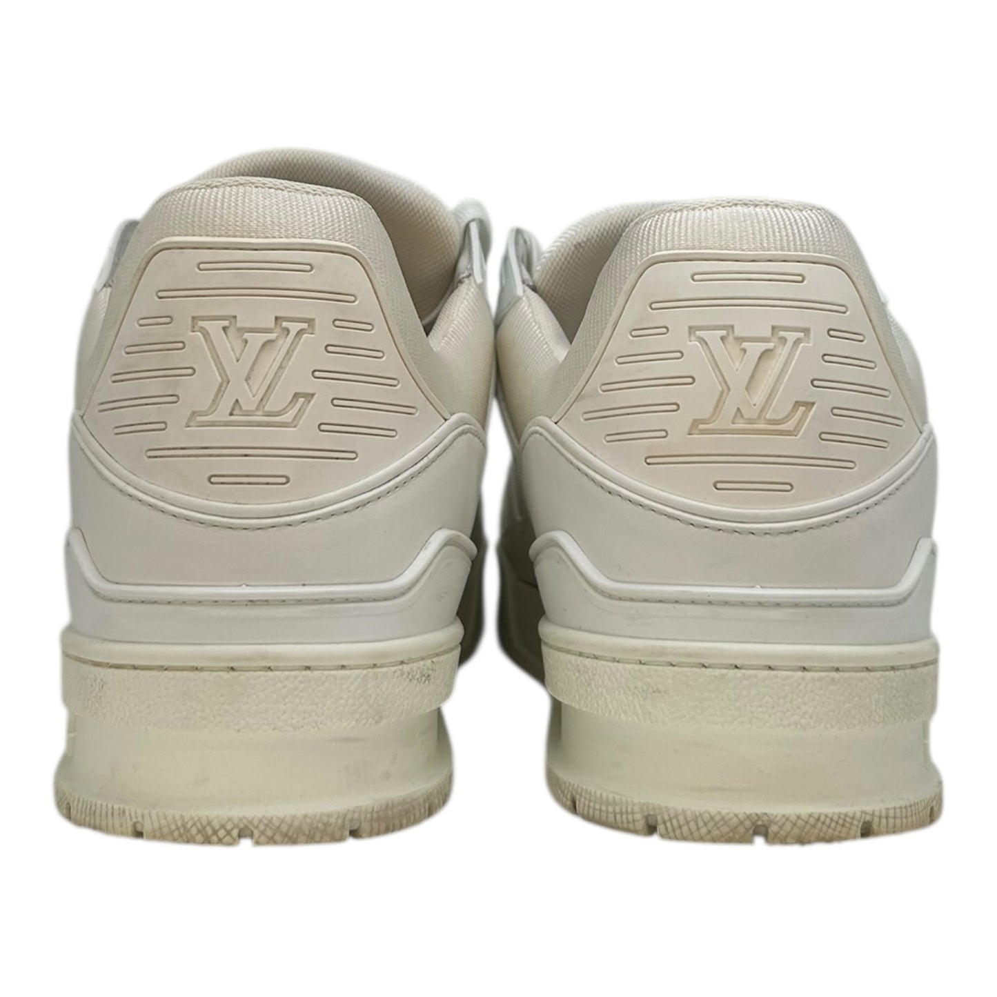PRE OWNED LOUIS VUITTON TRAINER SNKR ALL WHITE