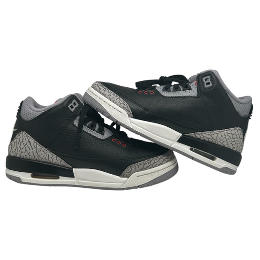 PREOWNED JORDAN 3 BLACK CEMENT  SZ5Y
