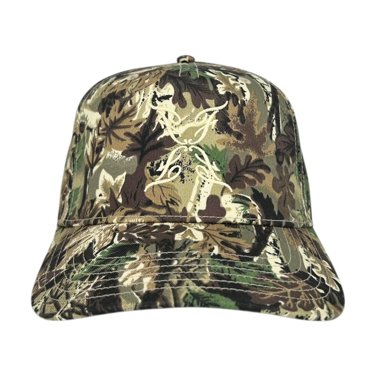 FLASHBACK CAMO CREAM BUTTERFLY EFFECT LOGO SNAPBACK HAT