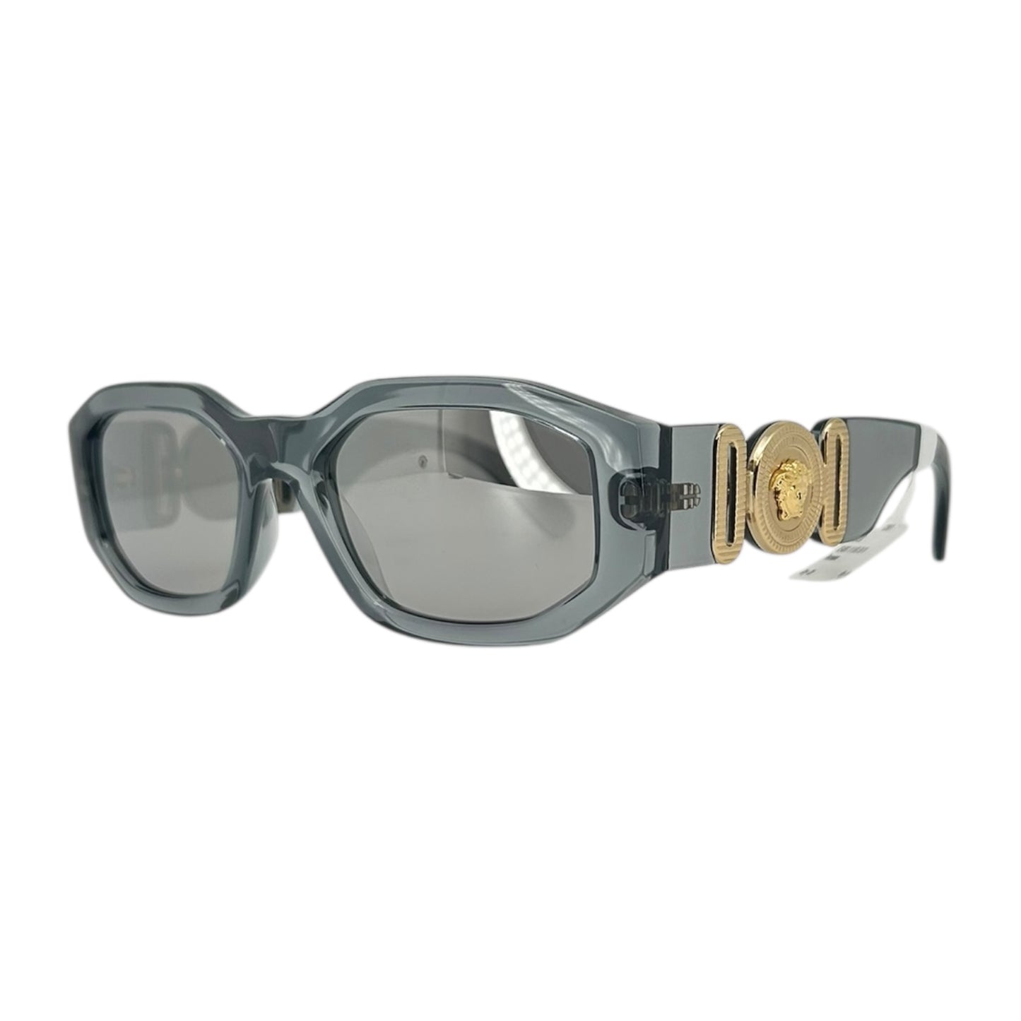 VERSACE MEDUSA GOLD GREY SUNGLASSES
