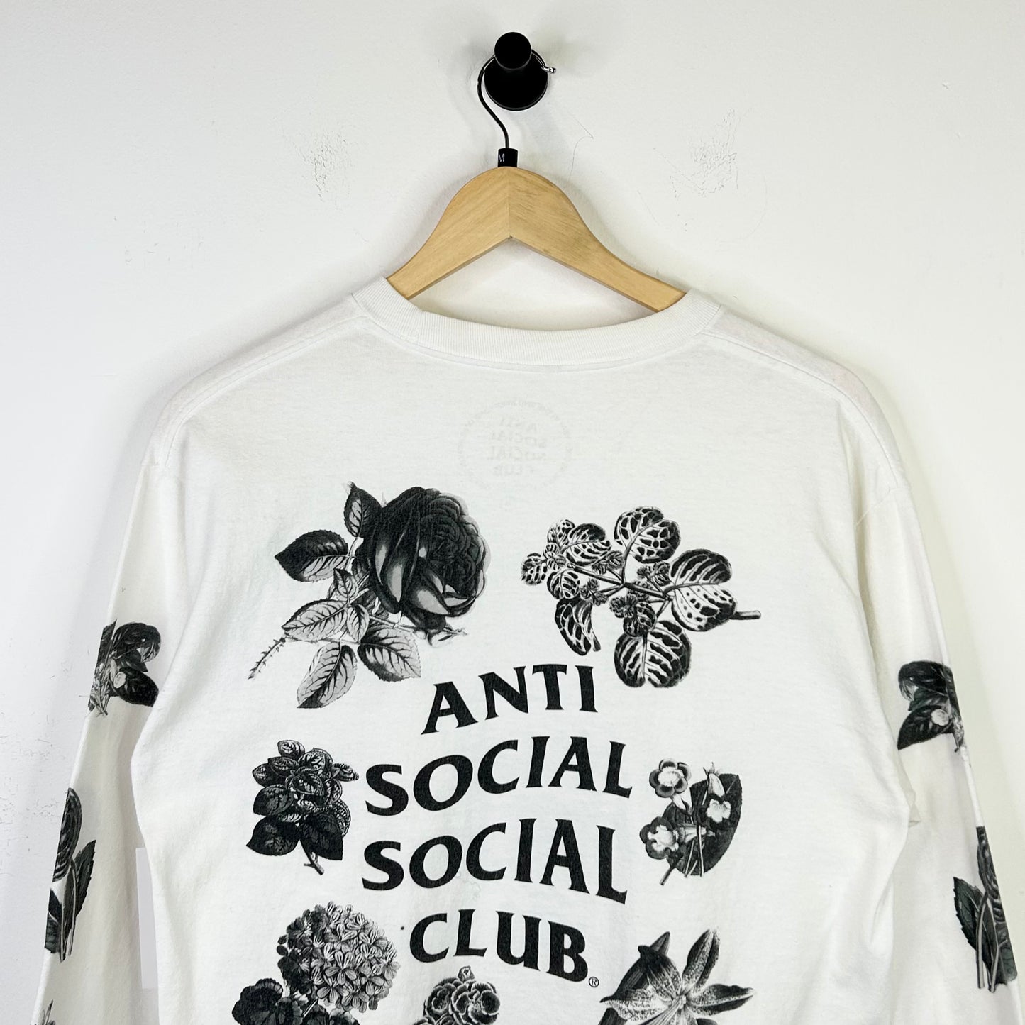 ANTI SOCIAL SOCIAL CLUB WHITE FLORAL LONG SLEEVE