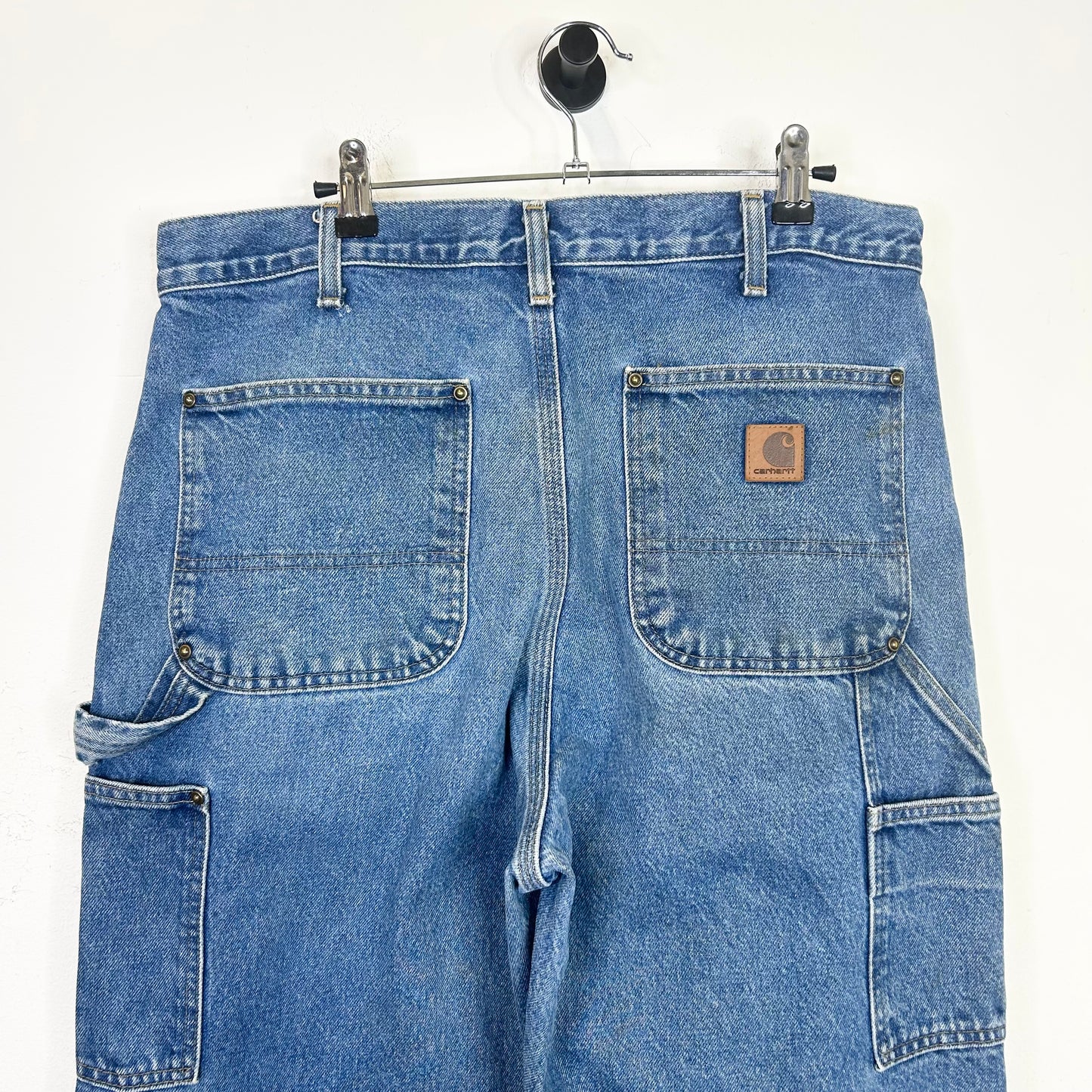 CARHARTT BLUE DENIM DOUBLE KNEES
