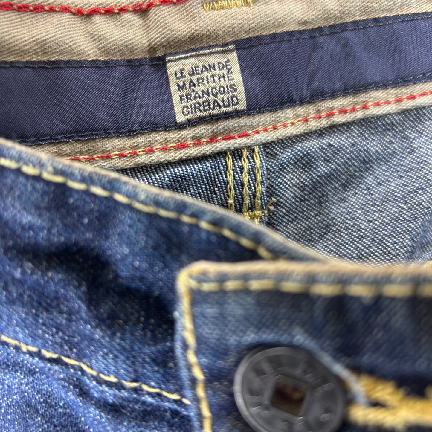 GIRBAUD DARK BLUE BAGGY DENIM