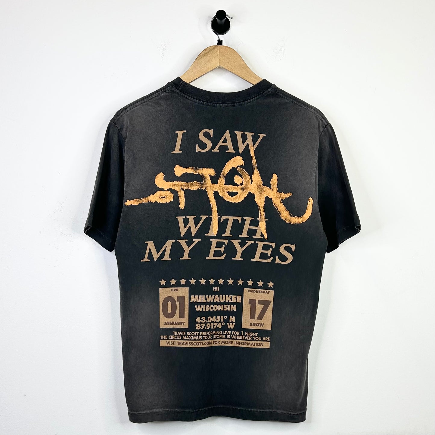 TRAVIS SCOTT UTOPIA CIRCUS MAXIMUS 2023 TOUR TEE