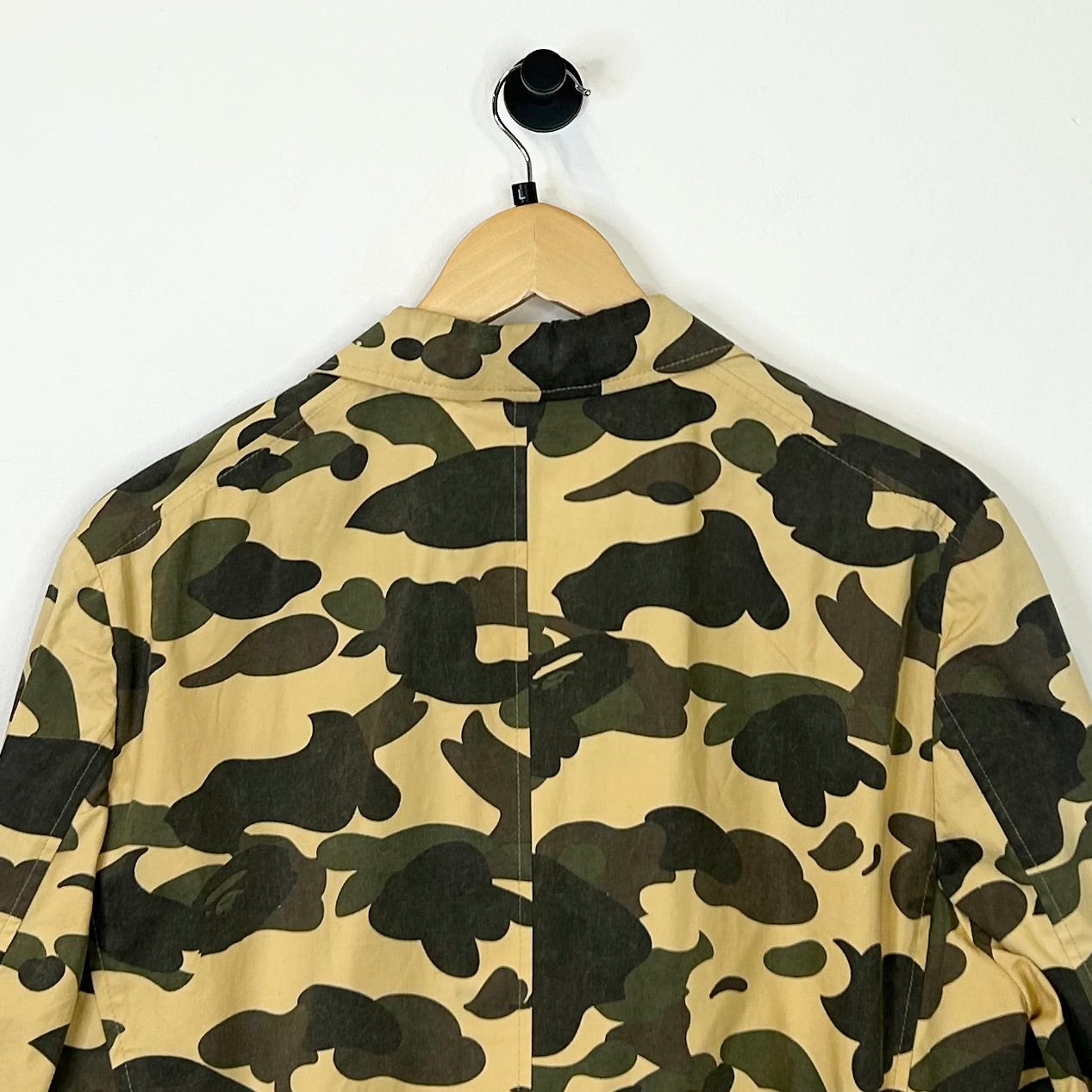 BAPE GREEN BROWN CAMO SUIT JACKET