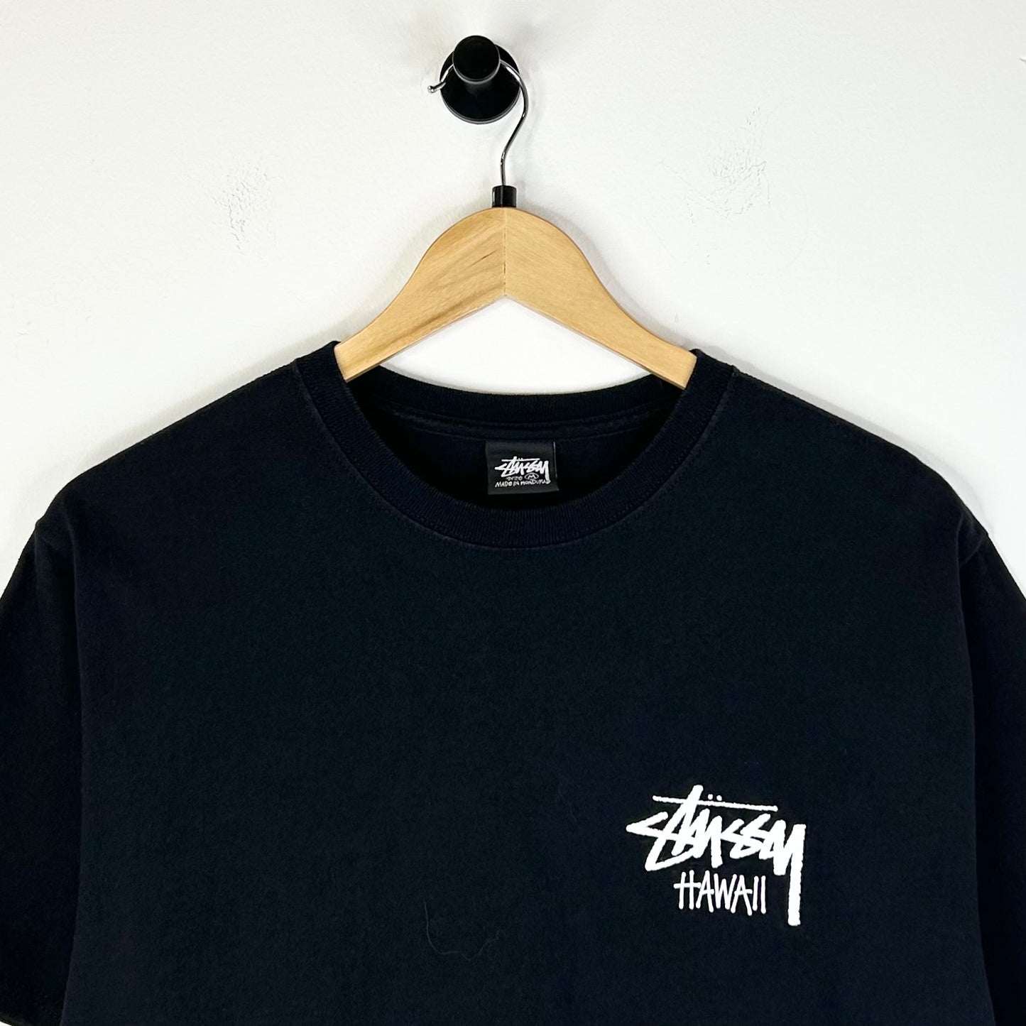 STUSSY HAWAII TEE BLACK