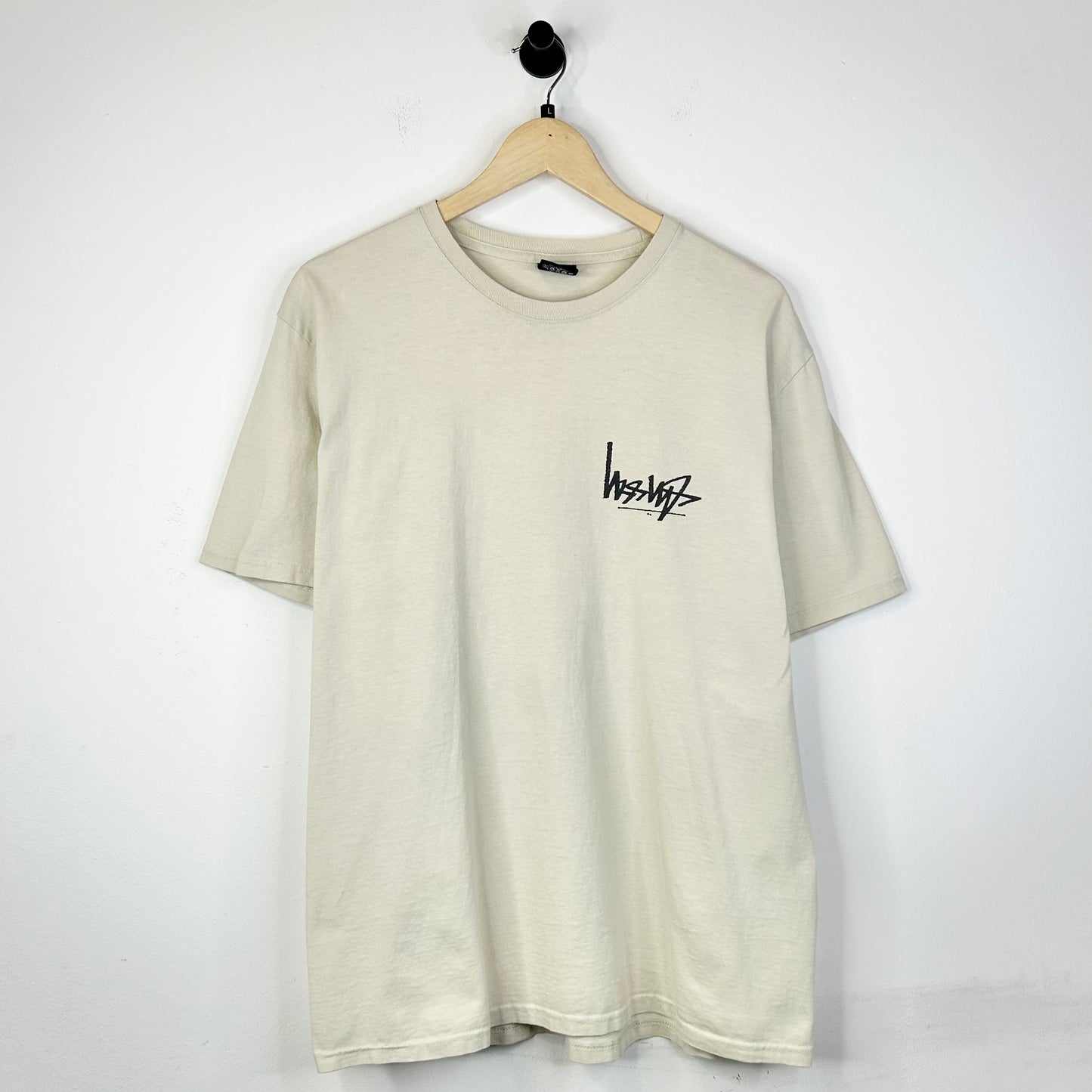 STUSSY UPSIDE DOWN LOGO TEE