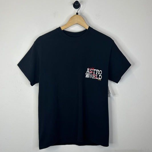 ASTRO WORLD WISH YOU WERE HERE TEE BLACK