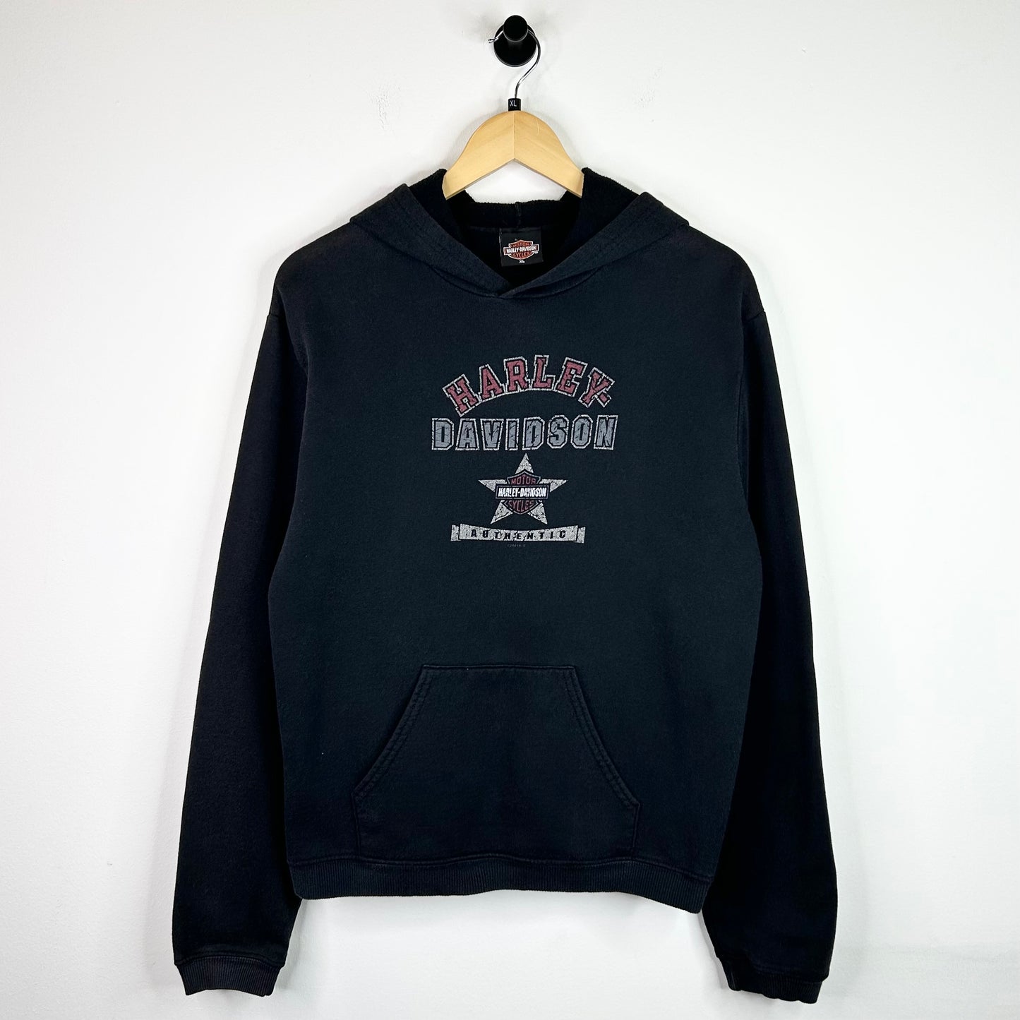 HARLEY DAVIDSON BLACK AUTHENTIC HOODIE