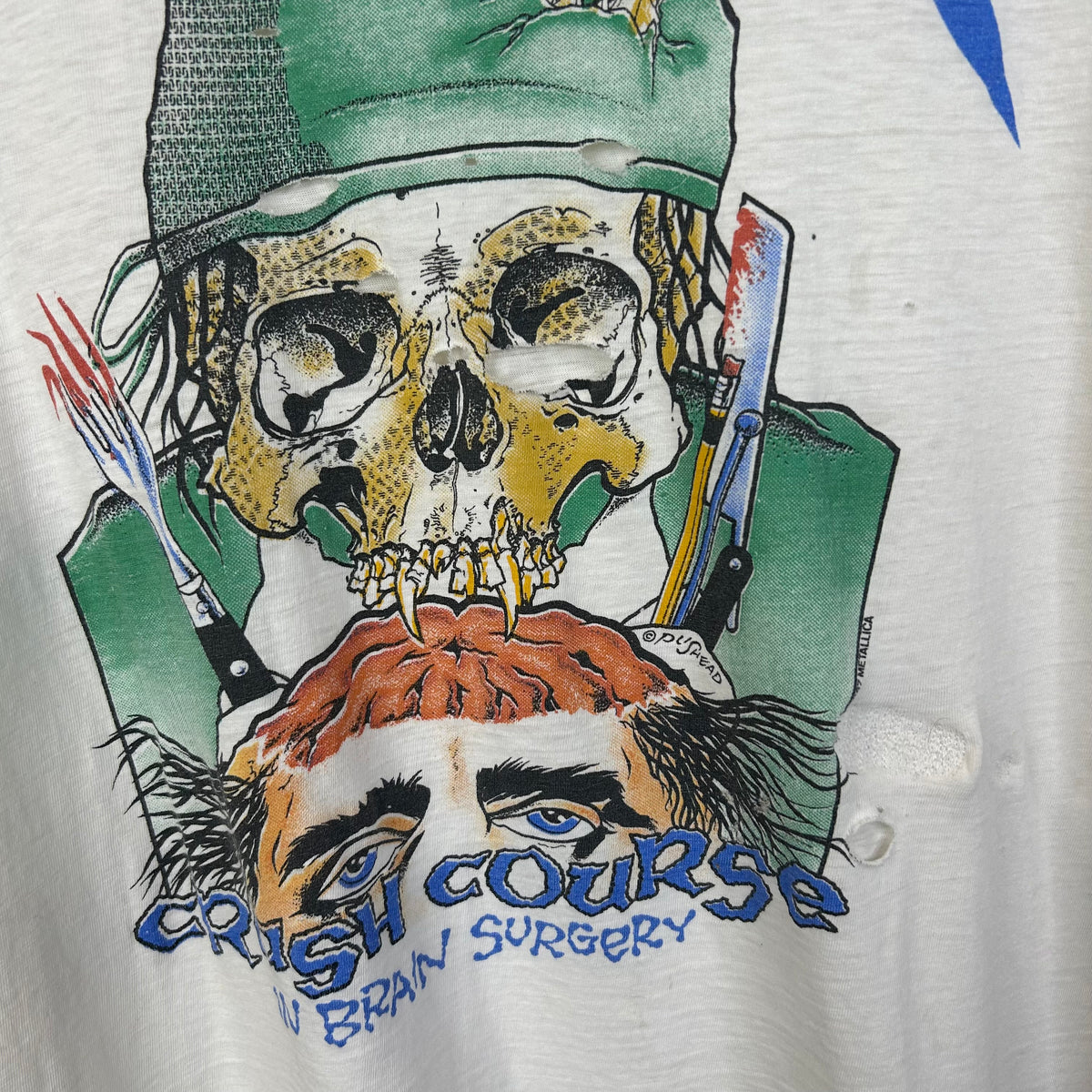 METALLICA CRASH COURSE IN BRAIN SURGERY TEE