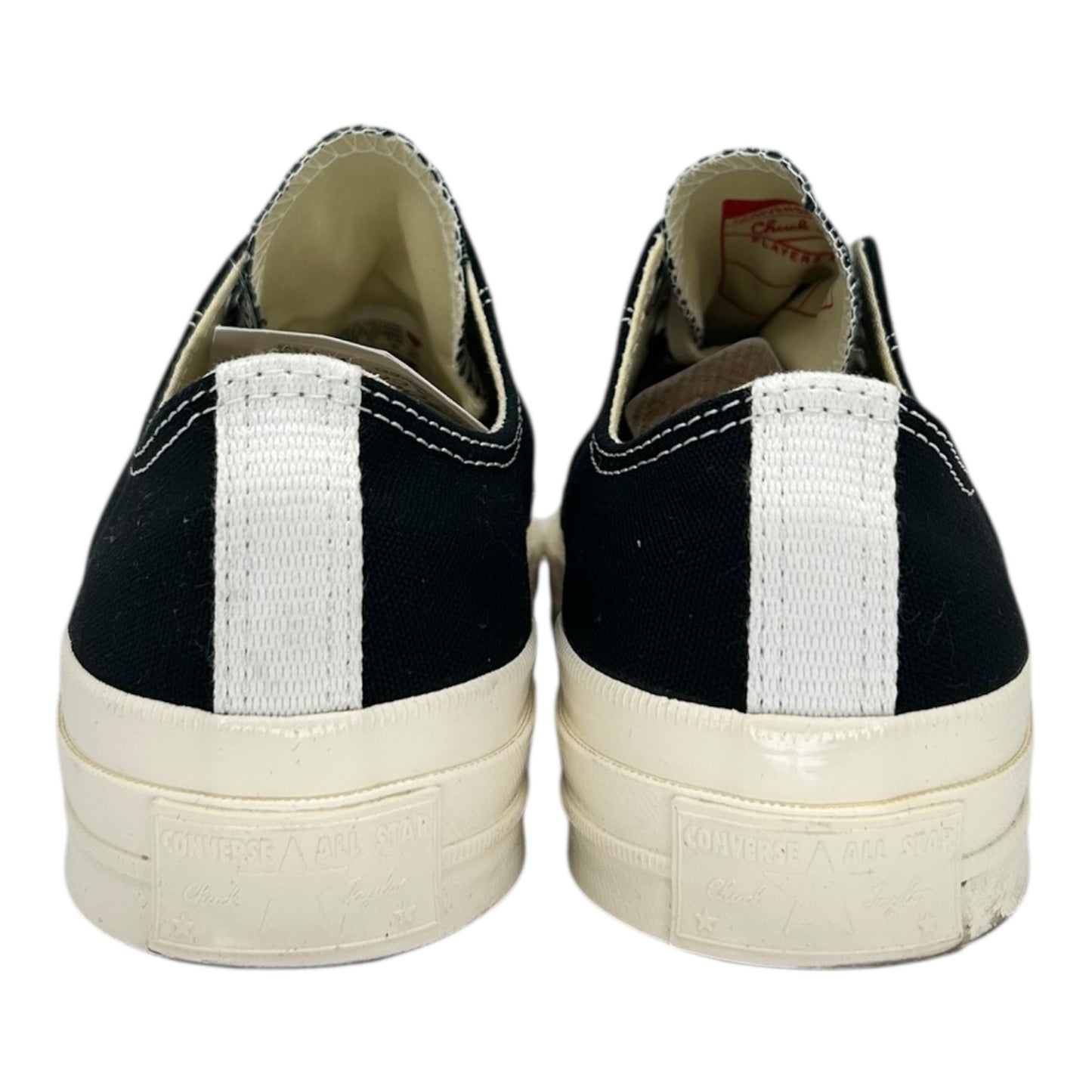 PREOWNED CONVERSE ALL STAR 70 X CDG PLAY BLACK LOWTOP