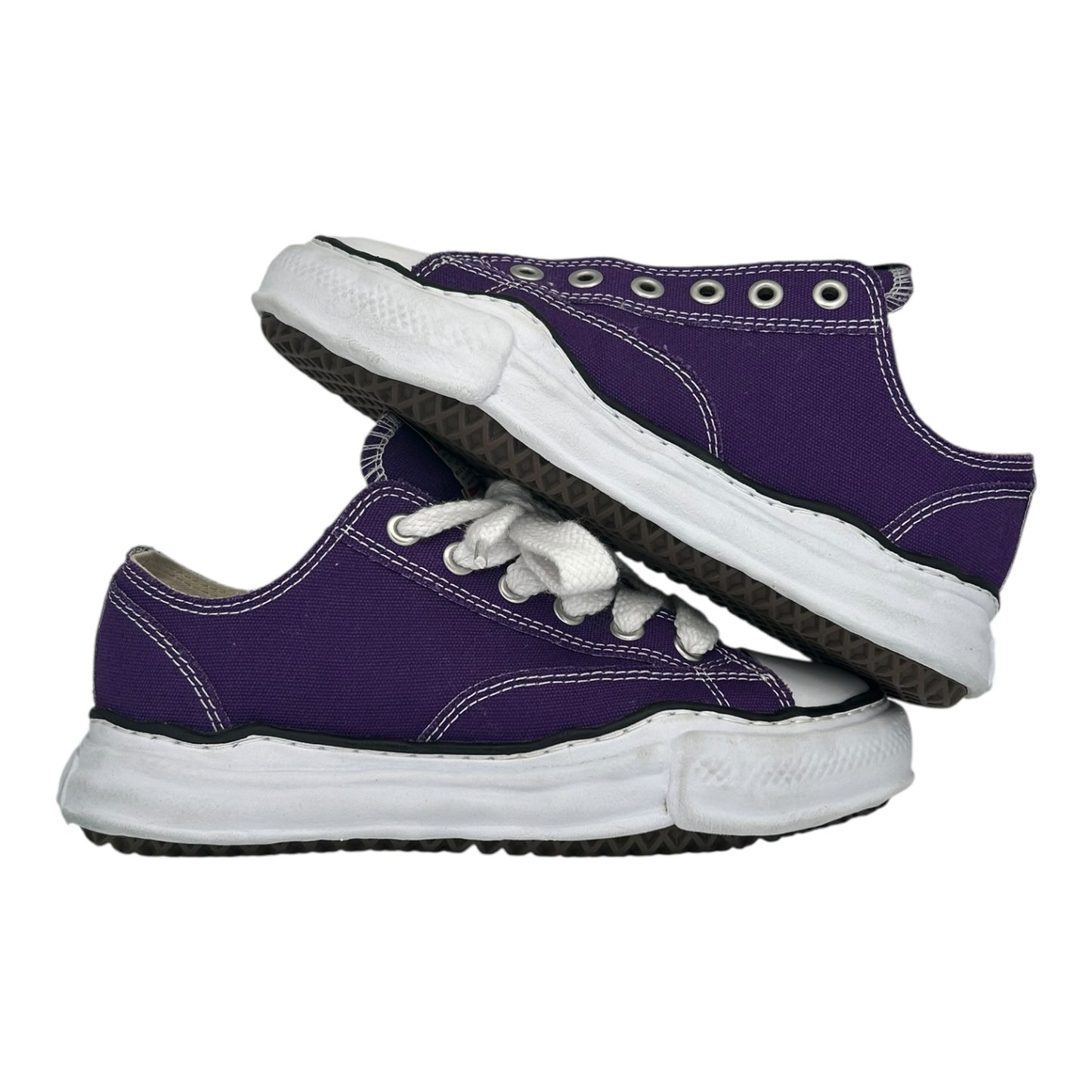 PREOWNED MAISON MIHARA YASUHIRO PURPLE CANVAS