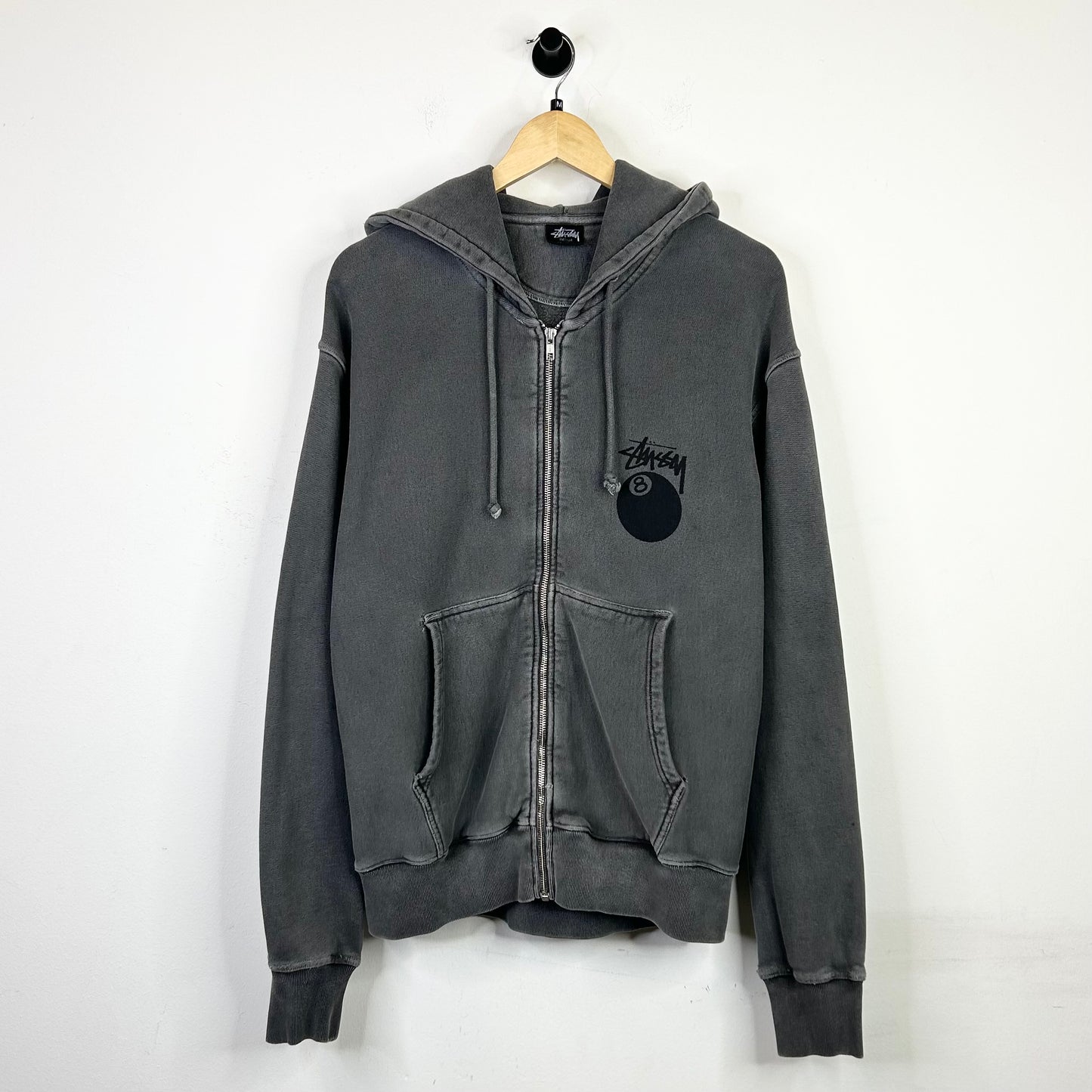 STUSSY HOODIE ZIPPER 8 BALL