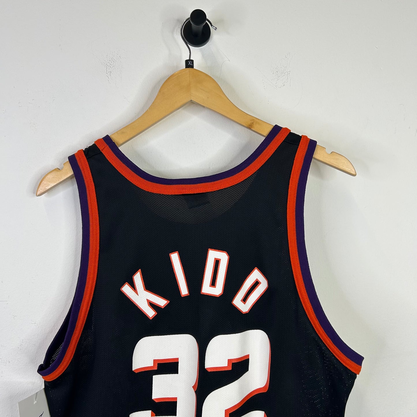 VINTAGE JASON KIDD PHOENIX SUNS BLACK CHAMPION NBA JERSEY SZ M