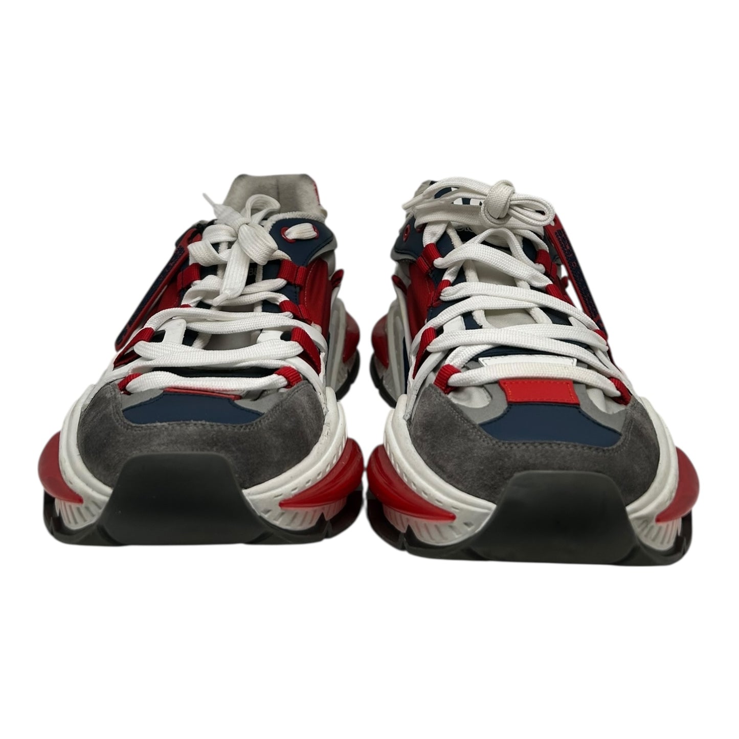 PREOWNED DOLCE & GABBANA AIR MASTER WHITE NAVY RED